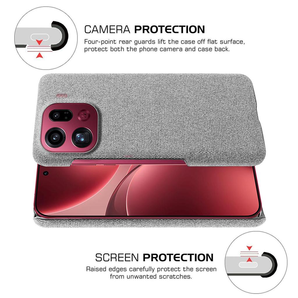 Non-Slip Phone Funda Case for Oppo Find X9 Pro 5g Findx9 Slim Luxury Protection Covers