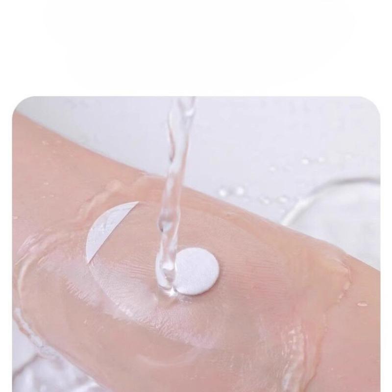 Waterproof Ear Patches for Swimming and Bathing, Adhesive Ear Protectors for Kids and Adults, 20 Pcs Per Pack