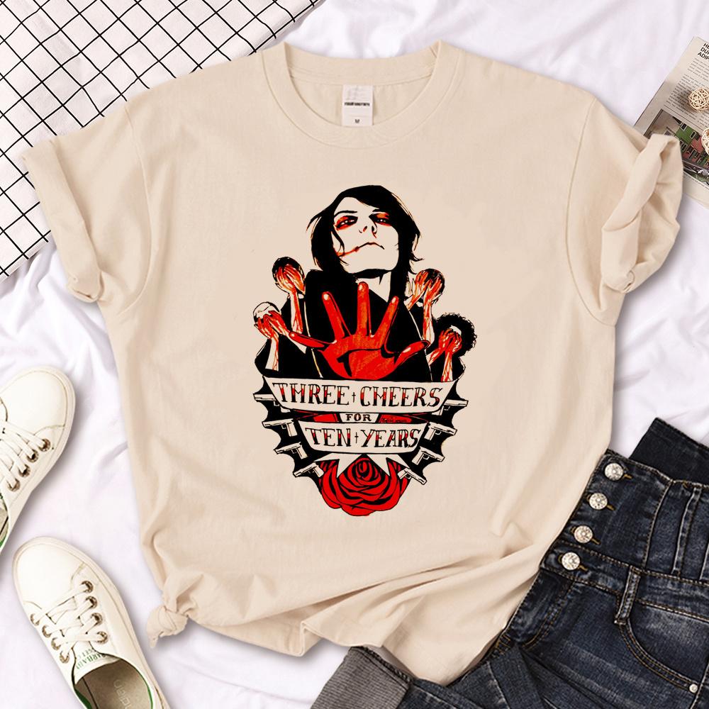 My Chemical Romance Tshirt Men Y2K Summer Top Boy Funny Clothing