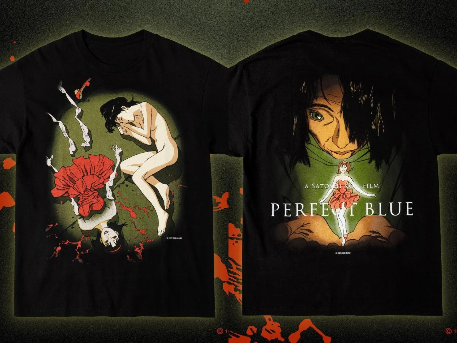 

Summer Men T-shirts Perfect Blue Anime T-shirts Oversized Y2k Graphic Crew Neck Short Sleeve Casual Cotton Women Men Unisex Tops 4XL