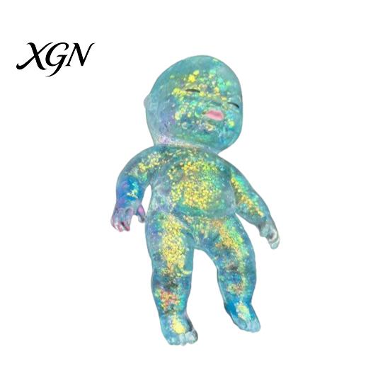 Anxiety Relief Ball 1/2/3/4/5Pcs Glitter Babies Stress Toy Soft Stretchy Relieving Clear Sensory Baby Squeeze Hand Relaxation Sugar Fidget Kids