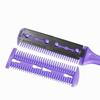 Dual Sides Cutting Slim Haircuts Blade Beauty Salon Home Hairdressing Hair Trimmer Comb Purple