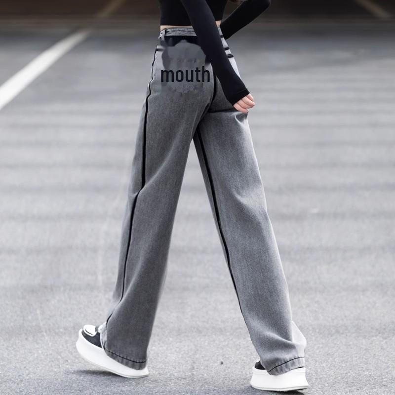 

Прямые джинсы контрастного цвета с высокой талией - Коллекция Весна/Осень 2025 Size 34 [160-170 lbs]