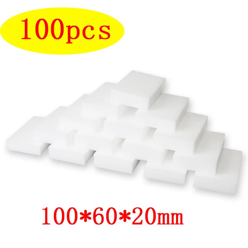 LIYIMENG Magická melaminová houba Bílá guma Kuchyň Kancelář Koupelna Čistící příslušenství Mytí nádobí 100*60*20mm