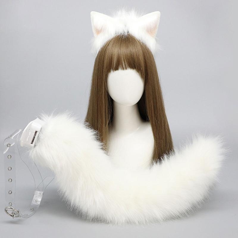 Elektrický Vlk Lišky Kočky Ocas Halloween Vánoce Maškarní Párty Kostým Hračka Cosplay Pohyblivý Kočičí Ocas Dítě Dospělí
