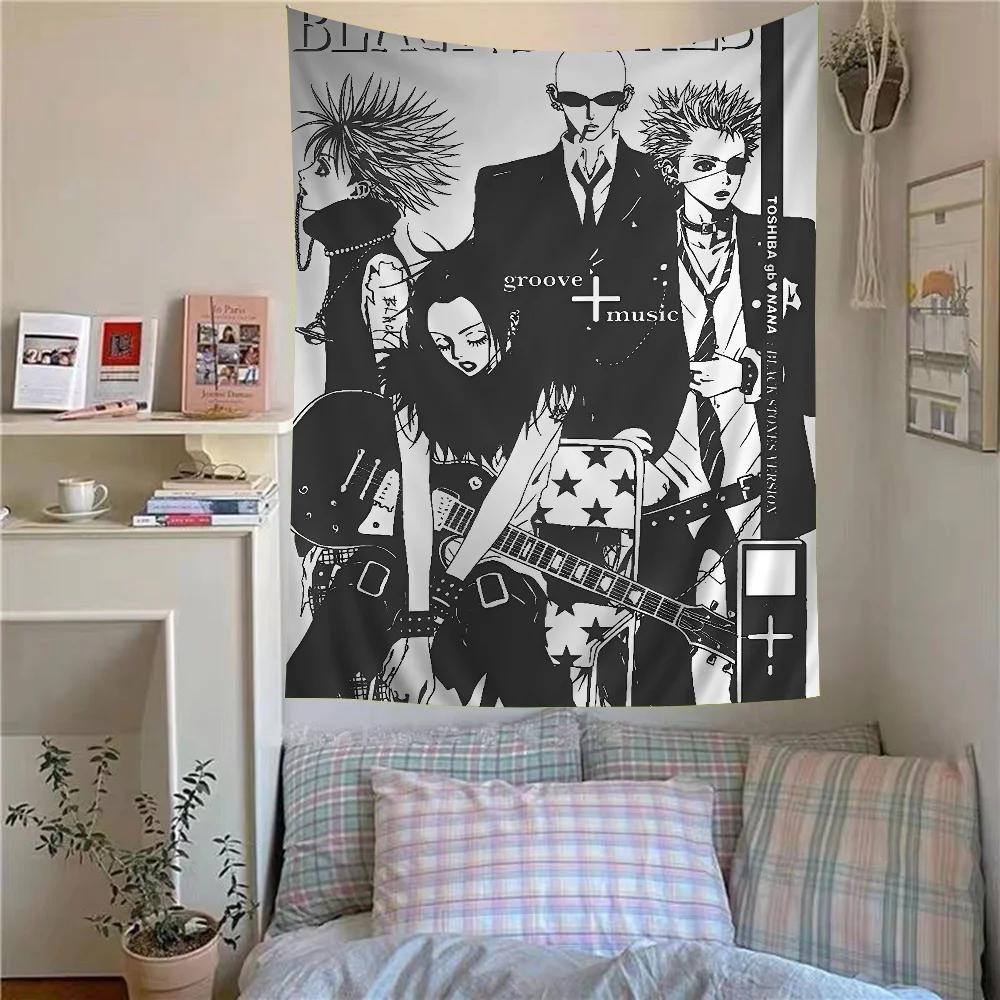VIKAMA Japanese Classic Anime NANA Wall Tapestry Bedroom Dormitory Game Room Wall Decoration Home Decoration Tapestry