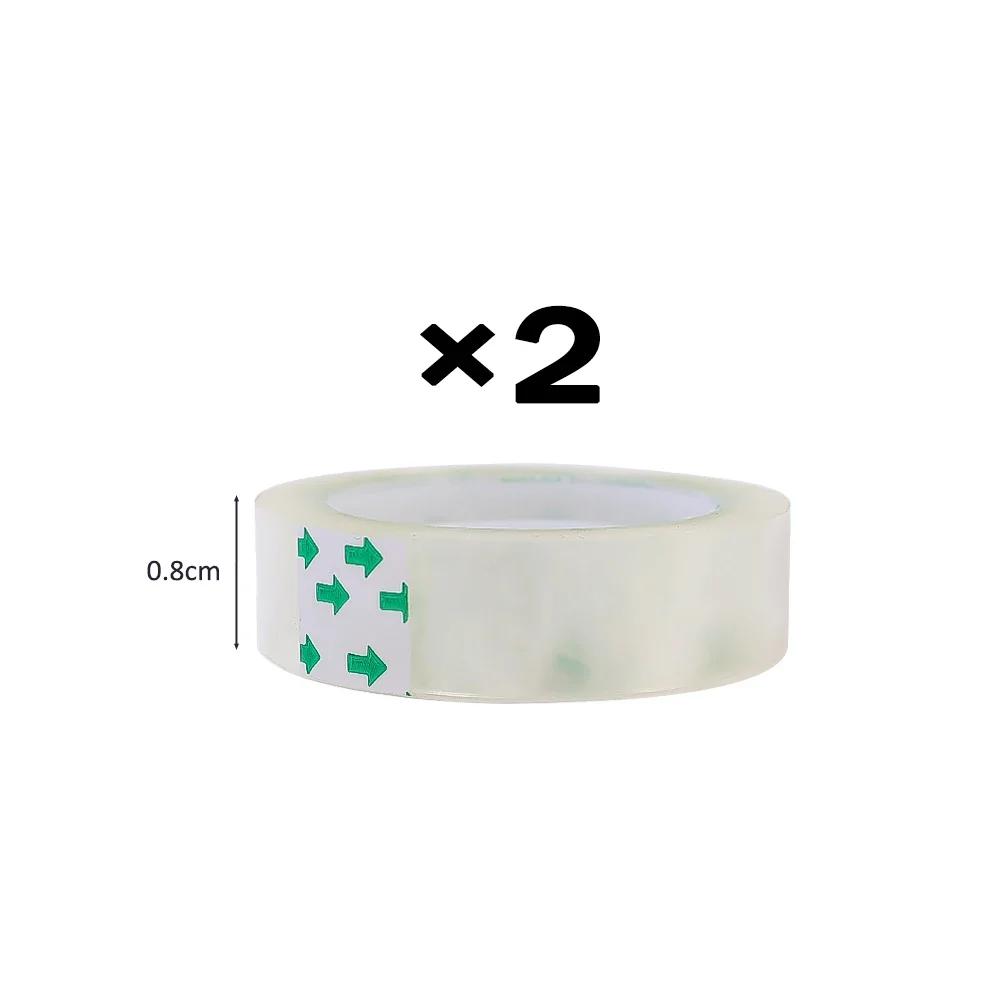 1-10 Rolls See Through Tape Refills Clear Tape Refills for Dispenser Invisible Tapes for Office Home School Supplies 18/12/8mm