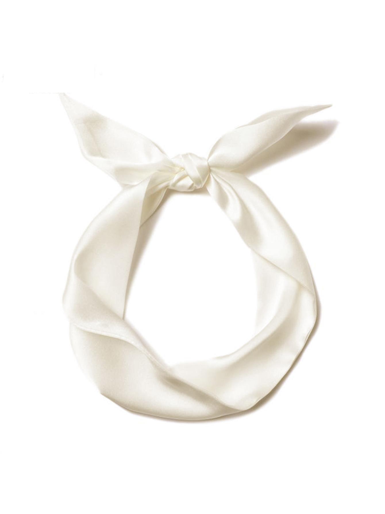 

Женский узкий шелковый шарф длинная полоска шелковая лента маленькие шейные платки лента для ручки сумки шарф косынка женский галстук 4см*90см 4X95cm бежевый