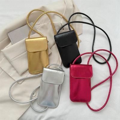 Casual Frauen Taschen Pu Leder Geldbörsen Einfarbig Handy Geldbörse Dame Umhängetasche Schulter Tasche Handtasche Geld Umhängetasche