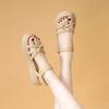 Platform sandals with skirts and outer wear women's summer new versatile beach shoes with shoes