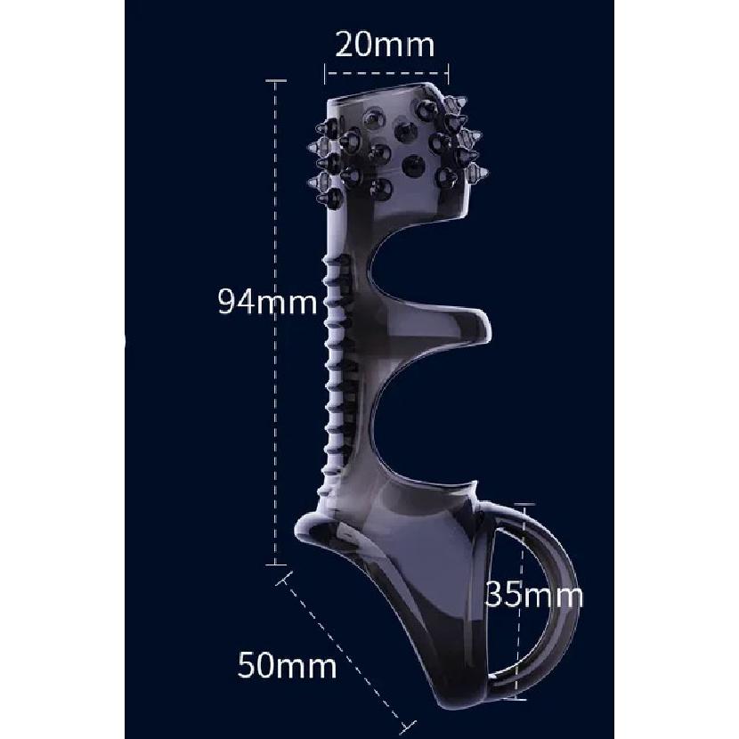 Silicone Reusable Bondage Delayed Ejaculation Penis Rooster Chastity Set Sex Toys For Men Stimulate Women Clitoris Sex Products