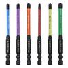 6pcs Electrician Special Screwdriver Bit Slotted Cross Magnetic Batch Head Anti-slip FPH1 FPH2 FPH3 Nutdriver For Socket Switch