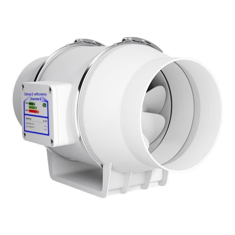 Industrial Inline Duct Exhaust Fan CN plug (adapter included)