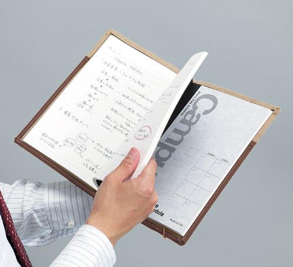 Kokuyo Notizbuch 40 Umschlag, Systemisch, A5, Braun, Liniert, Blätter, Nein. 655A-3