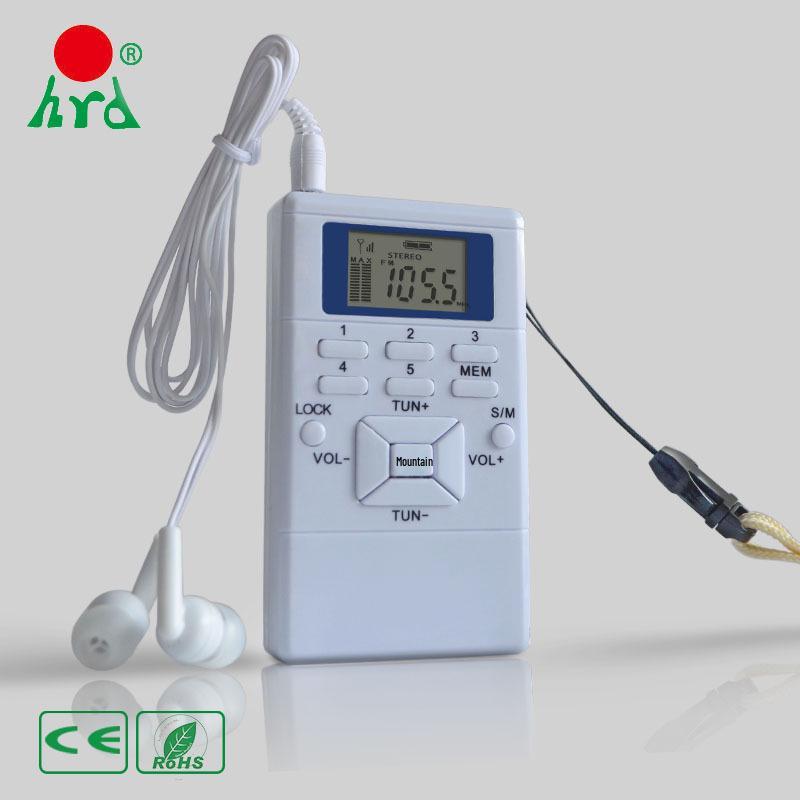 Digital Display Dual Channel Single Band Mini Conference Radio