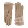 Deer Skin Lamb Wool Warm Gloves For Men And Women Cycling Skiing Gloves With Thick Velvet Gloves