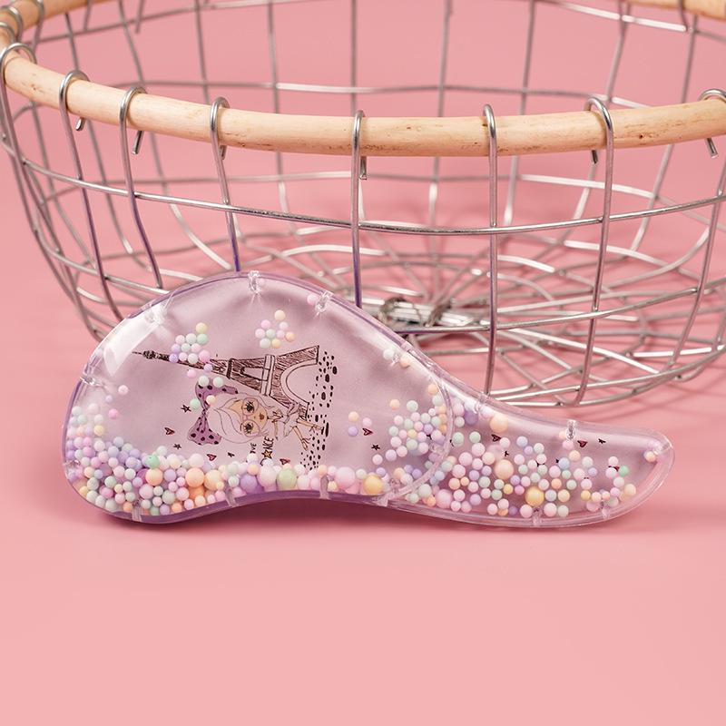 Transparent Anti-Knot Cartoon Hair Comb for Kids