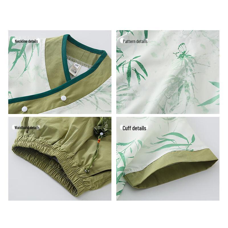 Children's Hanfu Tang Suit Uniform Set