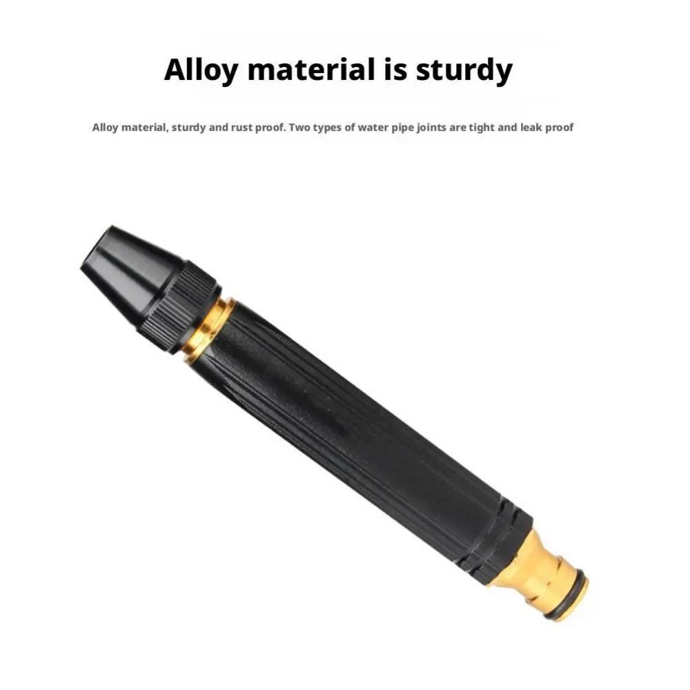 Adjustable Car Wash Nozzle Direct Spray Adjustable Nipple Type Garden Watering Hose  Home Use