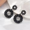 New Irregular Crystal Women's Earrings Fashion Temperament Banquet Accessories Daily Wear Stud Earrings