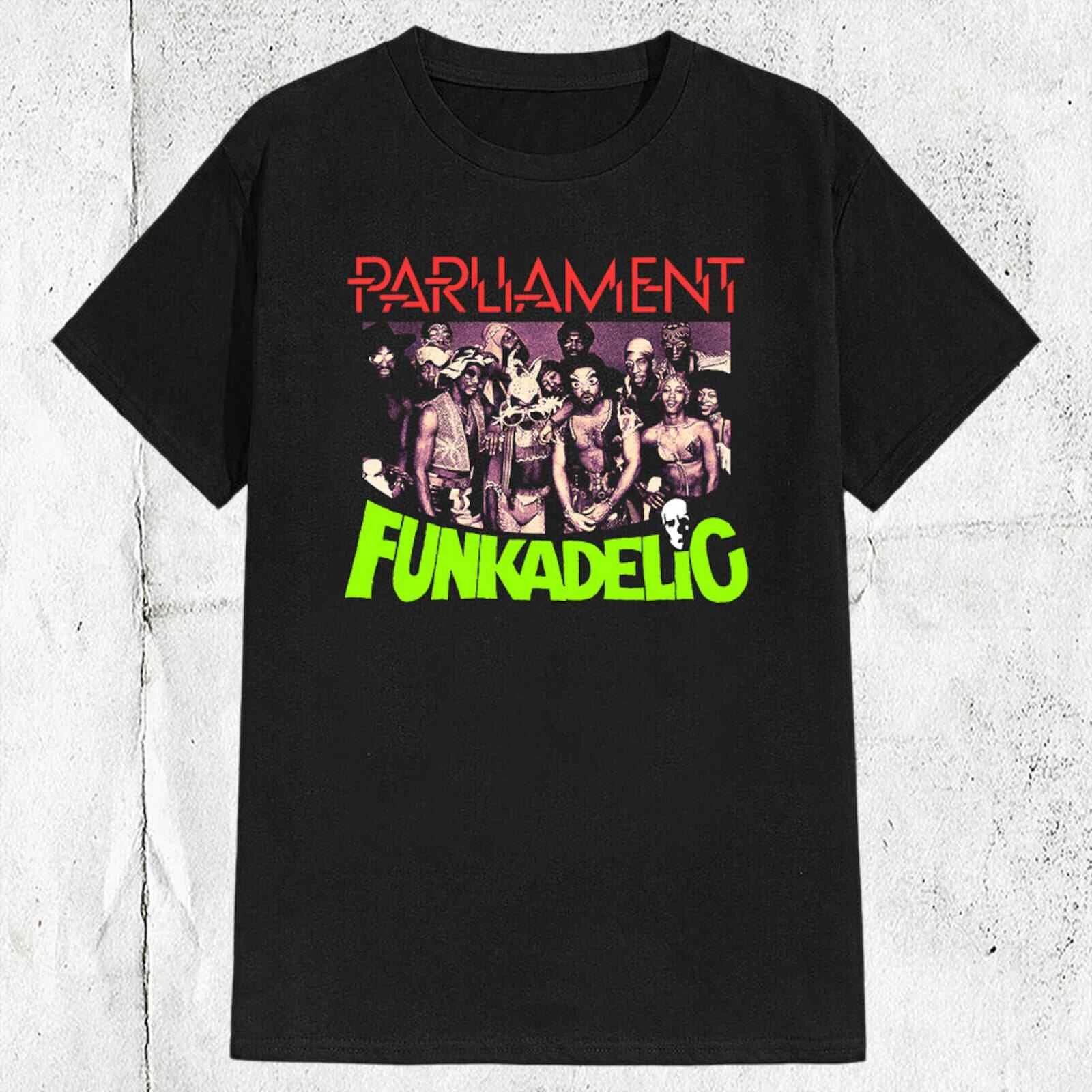Men s and Women s T-shirts Parliament-Funkadelic American Music Collective Band T-shirt S