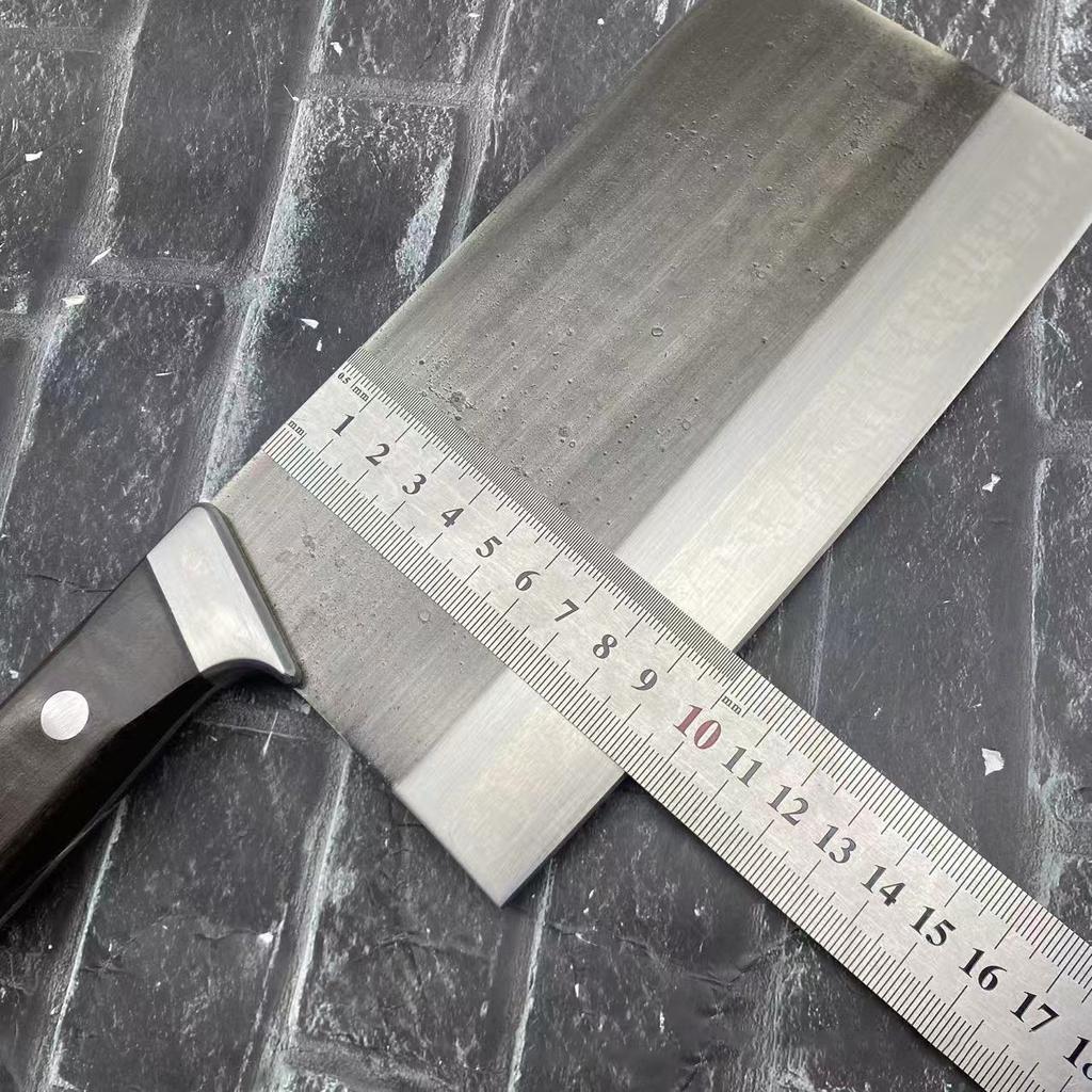 7.7 Inch Chopper Knife Spring Steel Blade Wood Handle Machete Slicing Vegetables Cleaver Kitchen Knife Meat And Poultry Tools