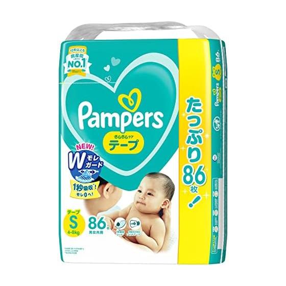Подгузники Pampers Tape Smooth Care размер S 86 шт.