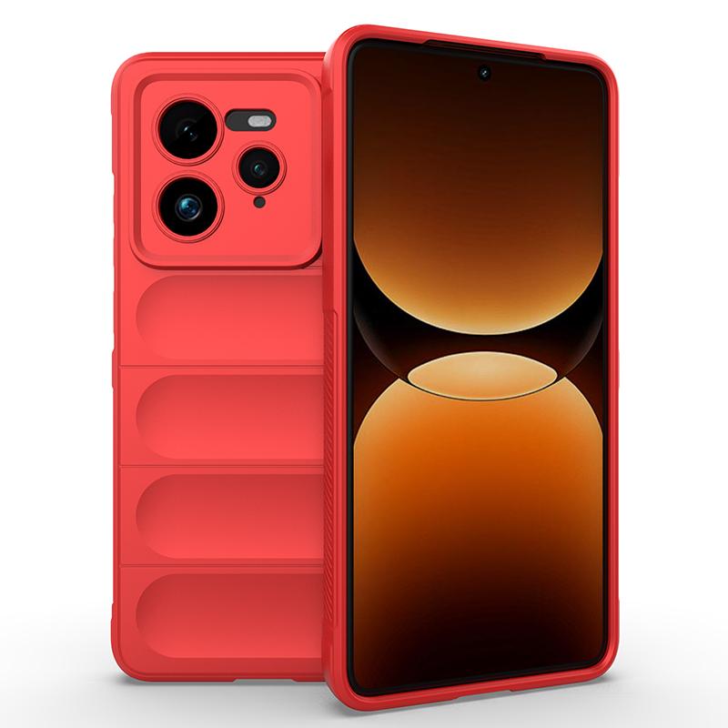 Soft Armor Phone Case For Mi Xiaomi 15 14 14T 13 13T Pro Lite Ultra Liquid Silicone AirBag Protective Coque Cover Funda