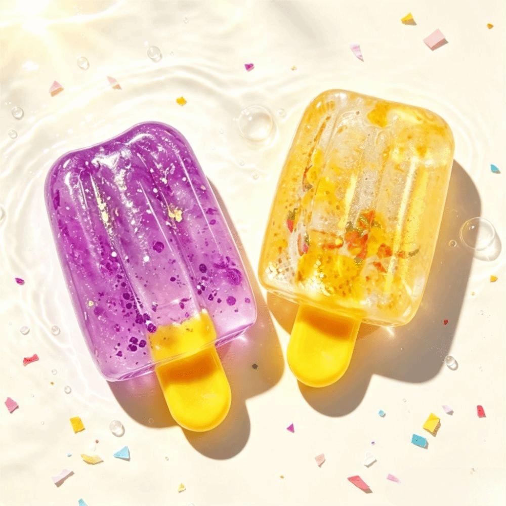 Soft Popsicle Squishy Toys Transparent Reduce Anxiety Toy Fidgets Toy Reduce Pressure Toys Gifts