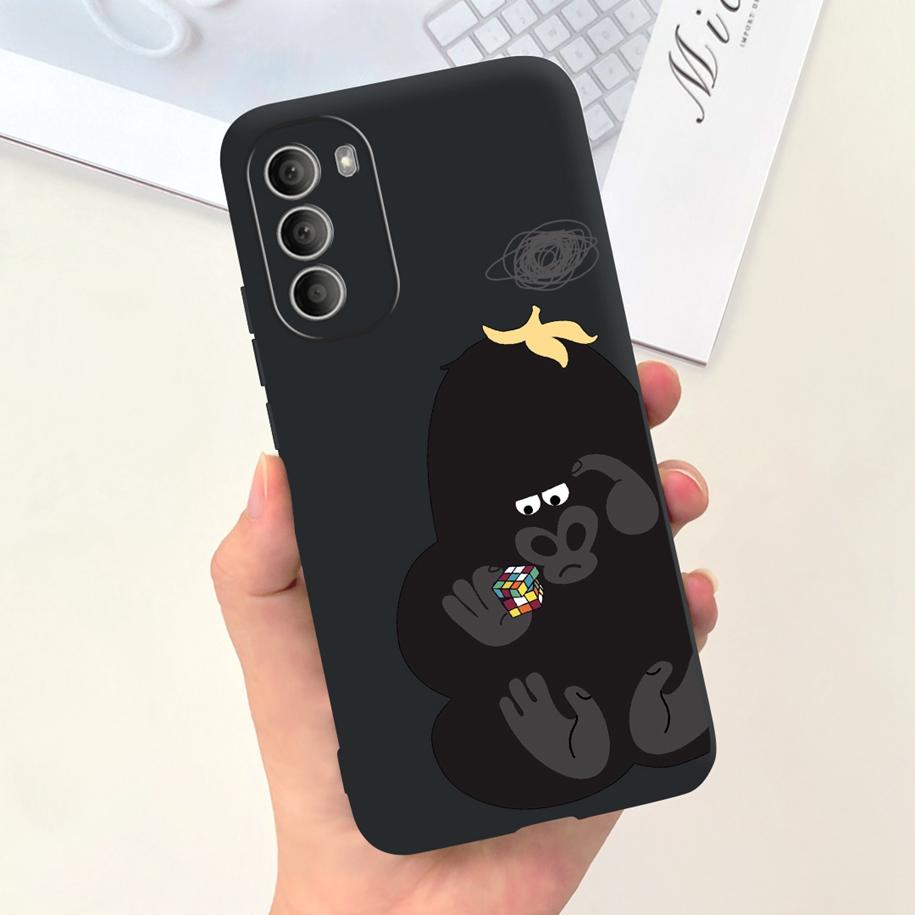 For Motorola Moto G51 G71 5G Case XT2171-2 XT2171-1 XT2169-1 Shockproof Cover Cute Rabbit Flower Phone Cases For Moto G31 Bumper