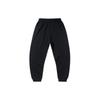 Li Ning CF Knitted Sweatpants Men's Black Moderate Straight Fit Pants AKLR377-1