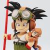 16CM Anime Dragon Ball Son Goku Figure DRAGONBALL SNAP COLLECTION Vehicle Series Pilot Dressing Model Toy Doll Aciton Figure