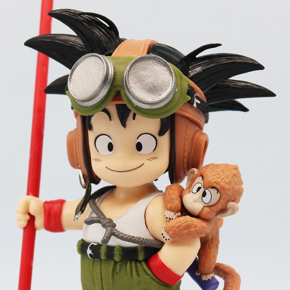 16CM Anime Dragon Ball Son Goku Figure DRAGONBALL SNAP COLLECTION Vehicle Series Pilot Dressing Model Toy Doll Aciton Figure