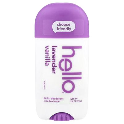 24-hour Deodorant, with Shea Butter, Lavender Vanilla, 73g (2.6oz)