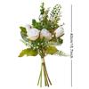 40cm Simulation Flower Rose Bouquet Living Room Home Decoration Desktop Vase Flower Arrangement Red Pink Roses Fake Flowers