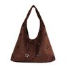 Tote Bag Retro Mother-Daughter Bag Hollowed-Out Trendy Single Shoulder Crossbody Bag