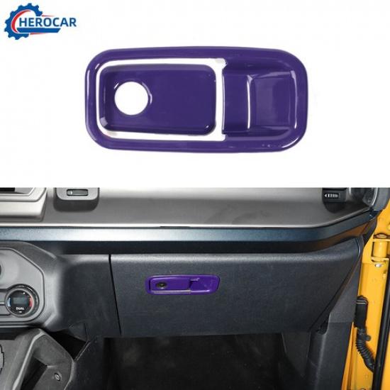 Passenger Co-pilot Storage Box Handle Switch Bezel Cover Trim  For Bronco 21+