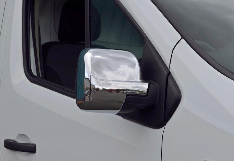 

Накладки на дзеркала (2 шт, пласт) для Opel Vivaro 2015-2019 рр.