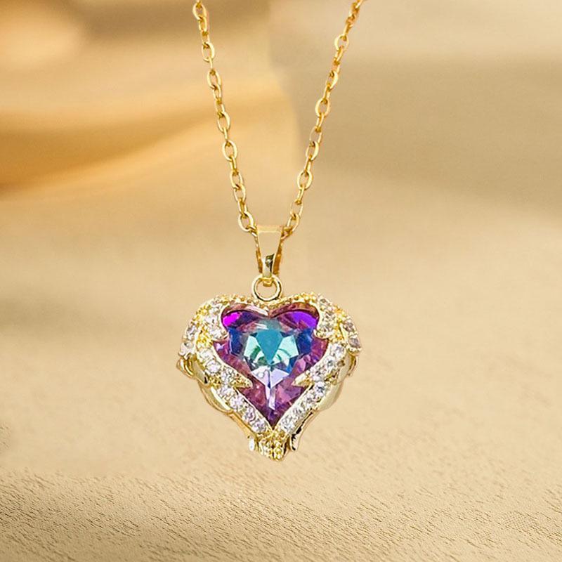 "2024 Intelligente Fünfzackiger Stern Anhänger Halskette - Leichter Luxus Europäisches & Amerikanisches Design für Frauen"