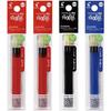 [6 Red, 3 Black and Blue Each] PILOT Friction Ball Refill 0.5mm Ball Slim Multicolor Extra Fine LFBTRF30EF3R 2 Bags of 3 Red + LFBTRF30EF3B 3 Black +