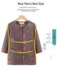 Chic Grandma Summer Seven-Sleeve Top Two-Piece Set - Chinese Style Fashion for Middle-Aged & Elderly Women
