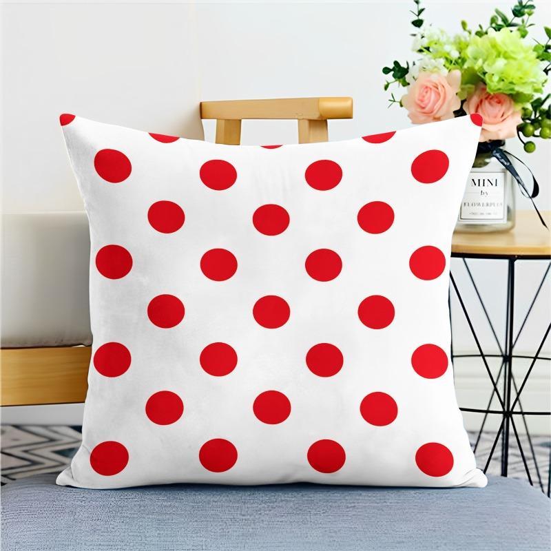 Colorful Polka Dot Simple Pillowcase Dormitory Decoration Office Living Room Home Pillowcase