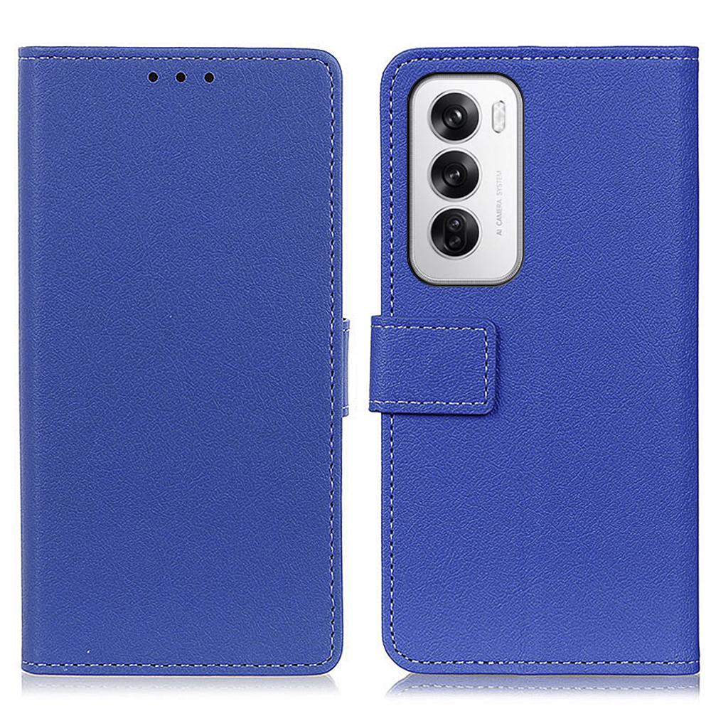 For Oppo Reno12 5G (Global) Textured Wholesale Phone Case PU Leather Phone Stand Cover