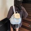 Schoolbag simple niche casual drawstring small backpack 1011 new trendy versatile girls small backpack popular bags this year