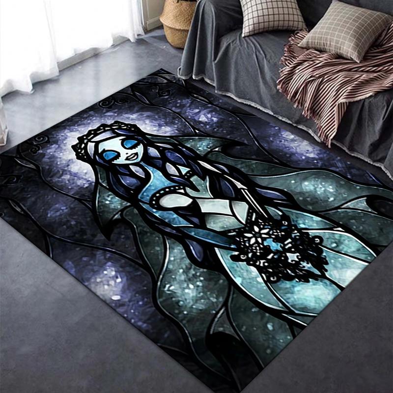 2025 New Corpse Bride Carpet Rug for Living Room Bedroom Home Sofa Decoration,Kids play Non-slip Floor Mat19
