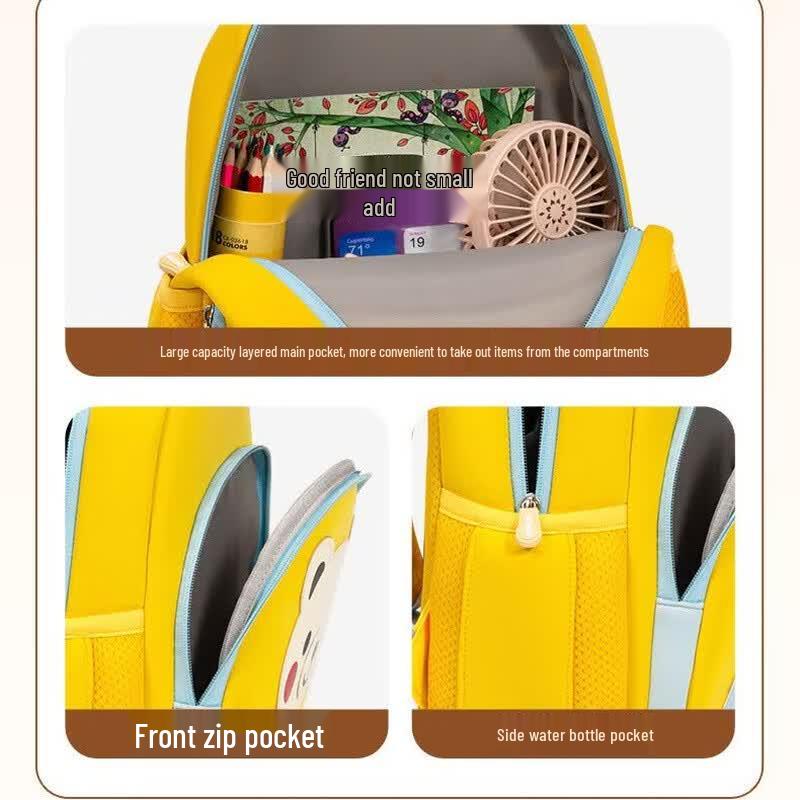 Cartoon 3D Airplane Kids Backpack