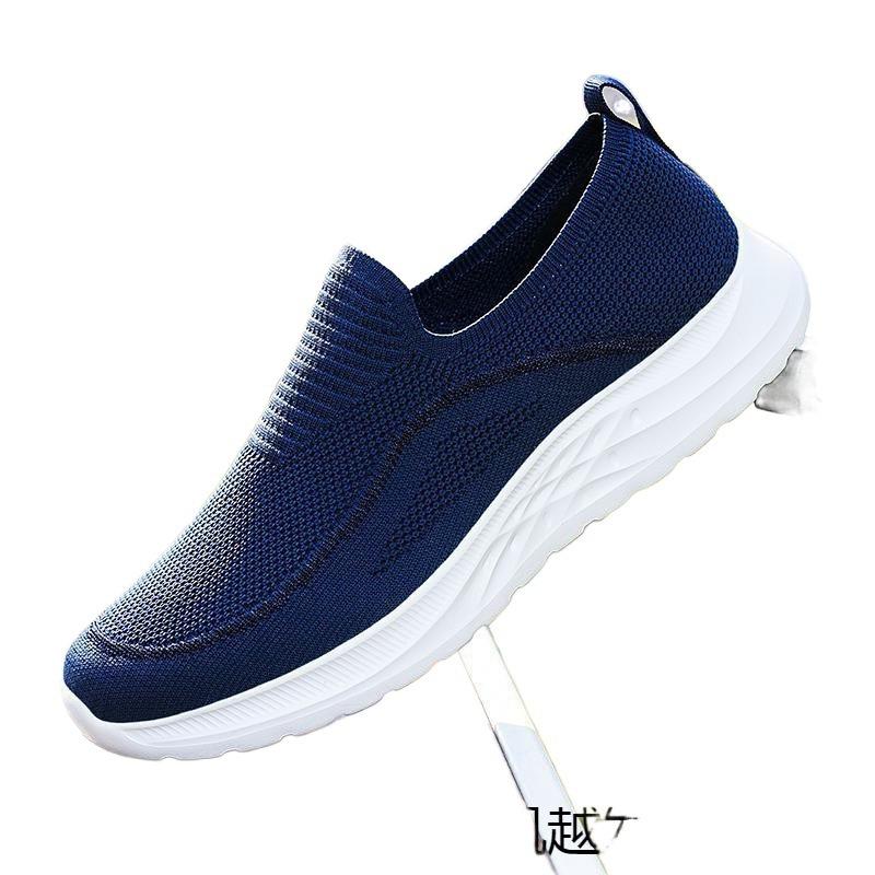 Ärmelfüße Fliegenstrick Herren Übergröße Sport- und Freizeitschuhe Herrenschuhe leicht und dünnes Mesh