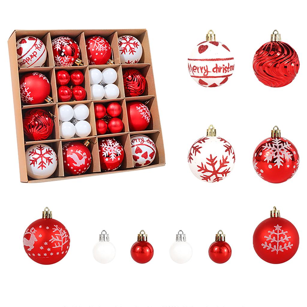 44PC Christmas Ball Baubles Party Tree Decorations Hanging Ornament Decor
