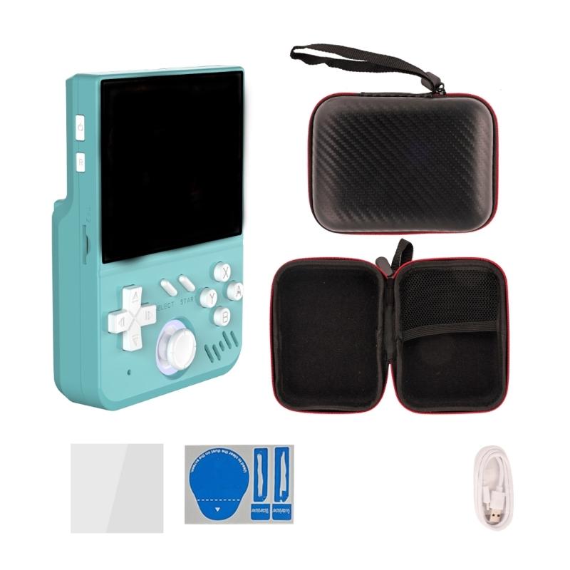 Portable Retro Gaming Console 64GB Build In Open Source System Compact Design High Resolution Screen For Game Experience