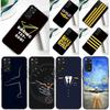Airplane Pilot Epaulette Case For Xiaomi Redmi Note 13 Pro 14 12 9 10 11 Pro 10S 11S 12S Redmi 10C 13C 14C 12C Cover